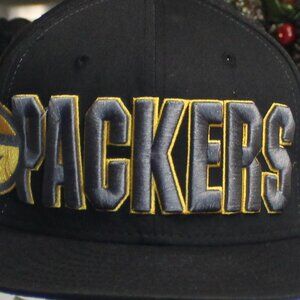 Green Bay Packers NFL New Era Black Men Snap Back